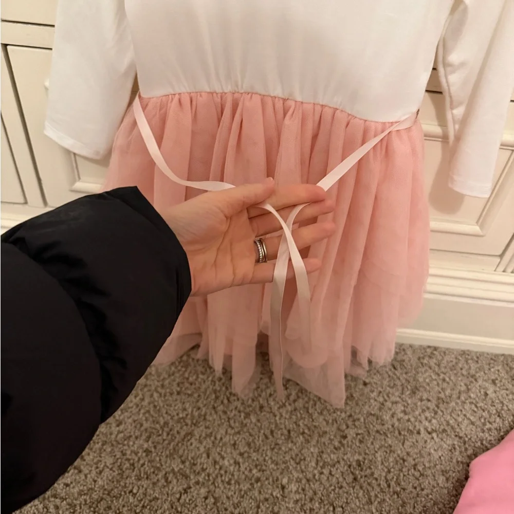 Zunie Bow Tulle Dress size 5